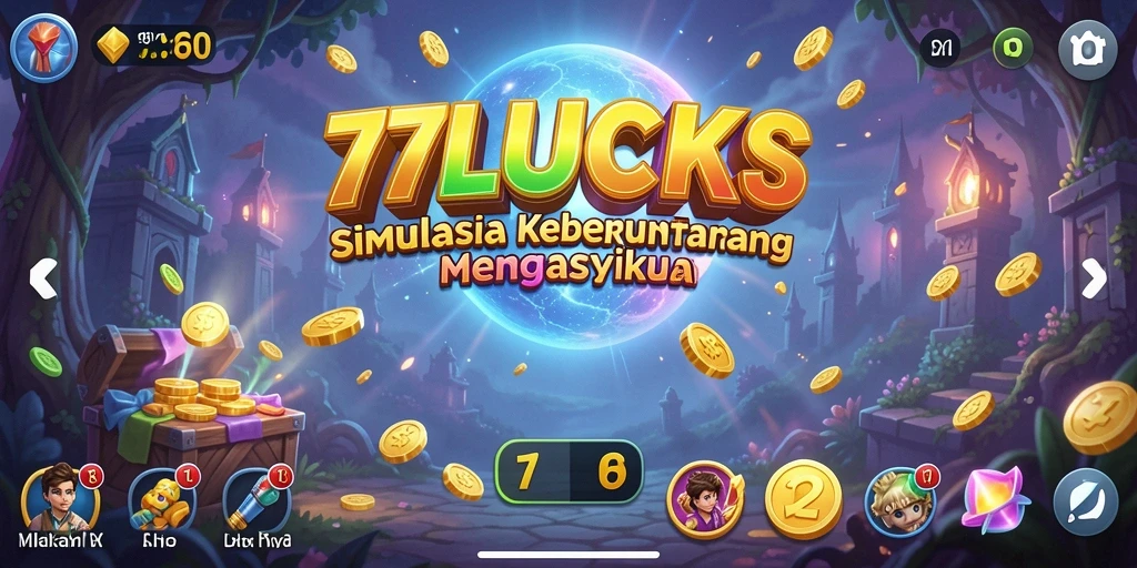Tampilan gameplay menarik dari 77LUCKS yang mengasyikkan.