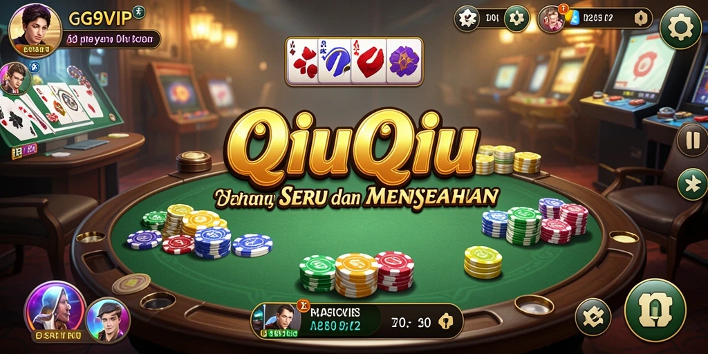 Screenshot G9VIP menampilkan keseruan bermain QiuQiu.