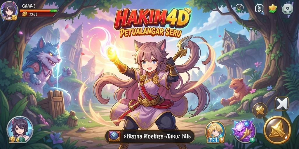 Tampilan gameplay HAKIM4D yang seru dan penuh aksi.