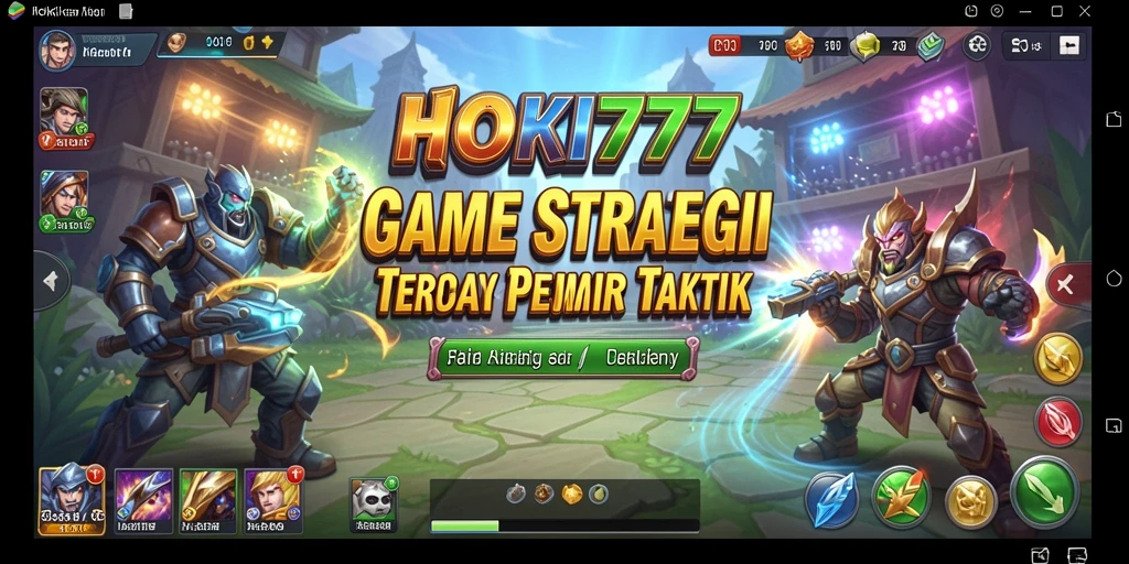 Tampilan gameplay HOKI777 yang seru dan strategis.