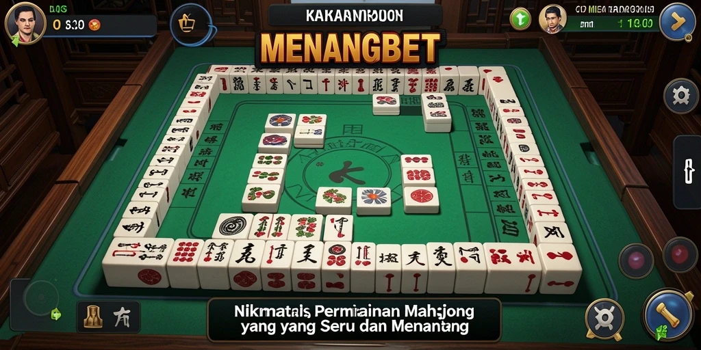 Tampilan gameplay MENANGBET yang menarik dan seru di dunia Mahjong.