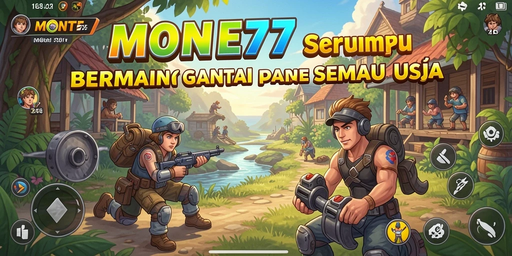 Tampilan menarik dari gameplay MONTE77 yang seru dan adiktif.