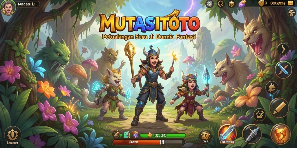 Tampilan menarik dari gameplay seru MUTASITOTO yang penuh petualangan.