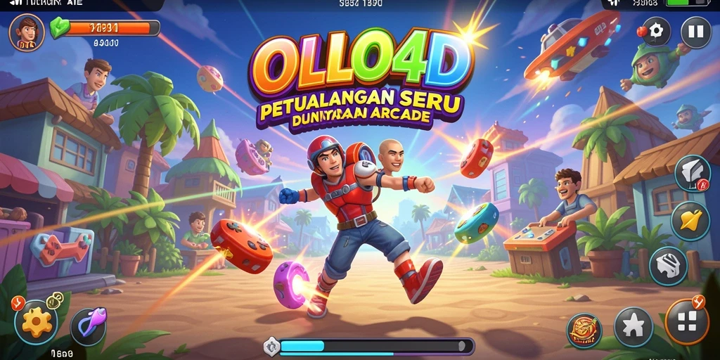 Screenshot gameplay seru dalam OLLO4D menunjukkan tantangan yang mendebarkan.