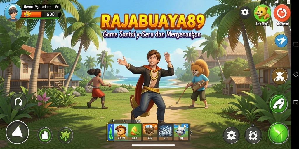 Tampilan gameplay seru dan penuh warna dari RAJABUAYA89.