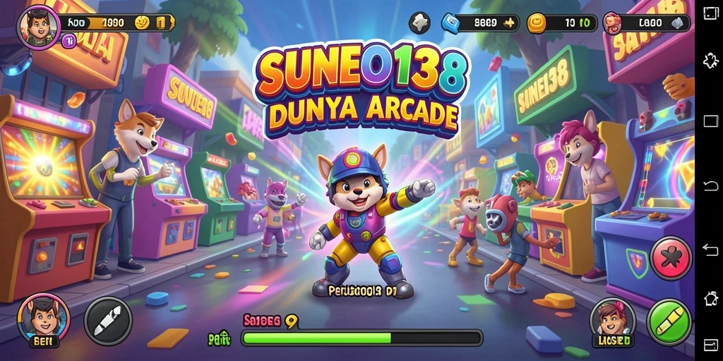 Tampilan gameplay SUNEO138 yang menarik dalam dunia arcade.