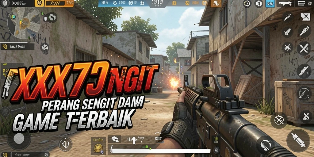 Screenshot XXX777 menampilkan aksi tembak-menembak yang seru dalam dunia FPS.